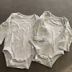 Baby Gap Stripped Bodysuits